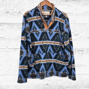 Outback Trading Company Geometric Fleece Pullover